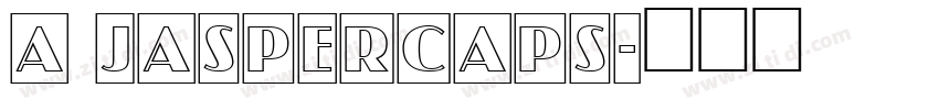 A JasperCaps字体转换